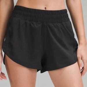 Lululemon - Track That High-Rise Lined Short 3" in Black